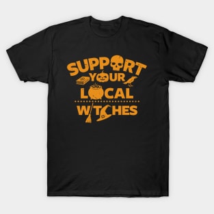 Funny Original Witch Wicca Spooky Halloween Witches Slogan T-Shirt